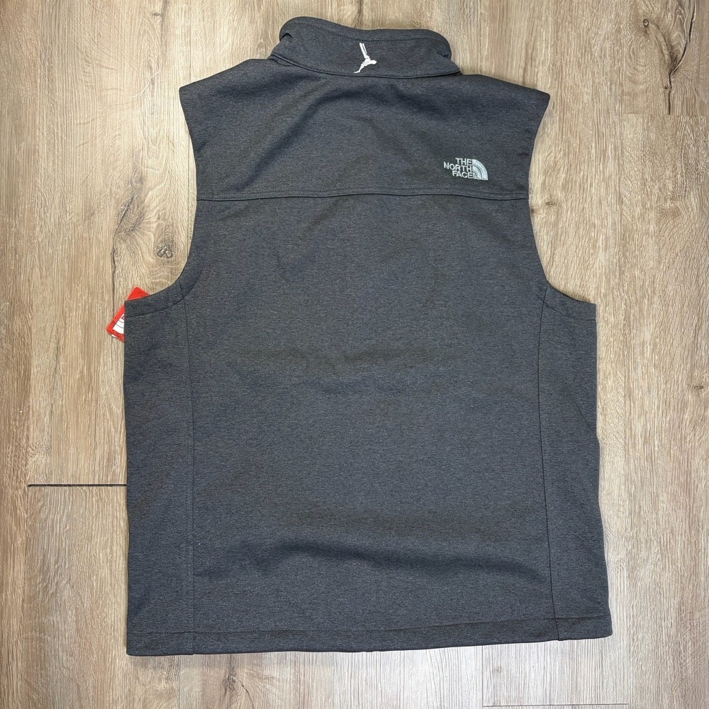 NEW The North Face Ridgeway‎ Vest Silver Gray Softshell Large Full Zip - Picture 6 of 7
